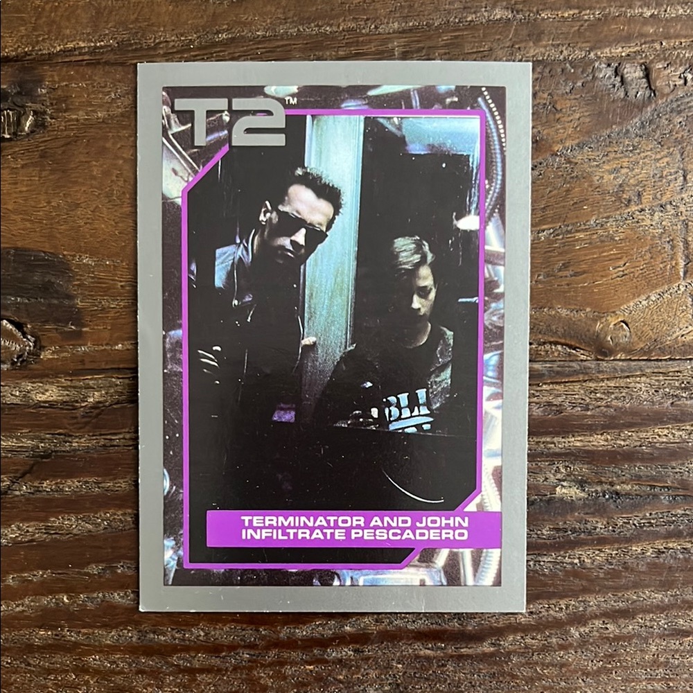 Impel Terminator 2: Judgment Day #35 Terminator and John Infiltrate Pescadero